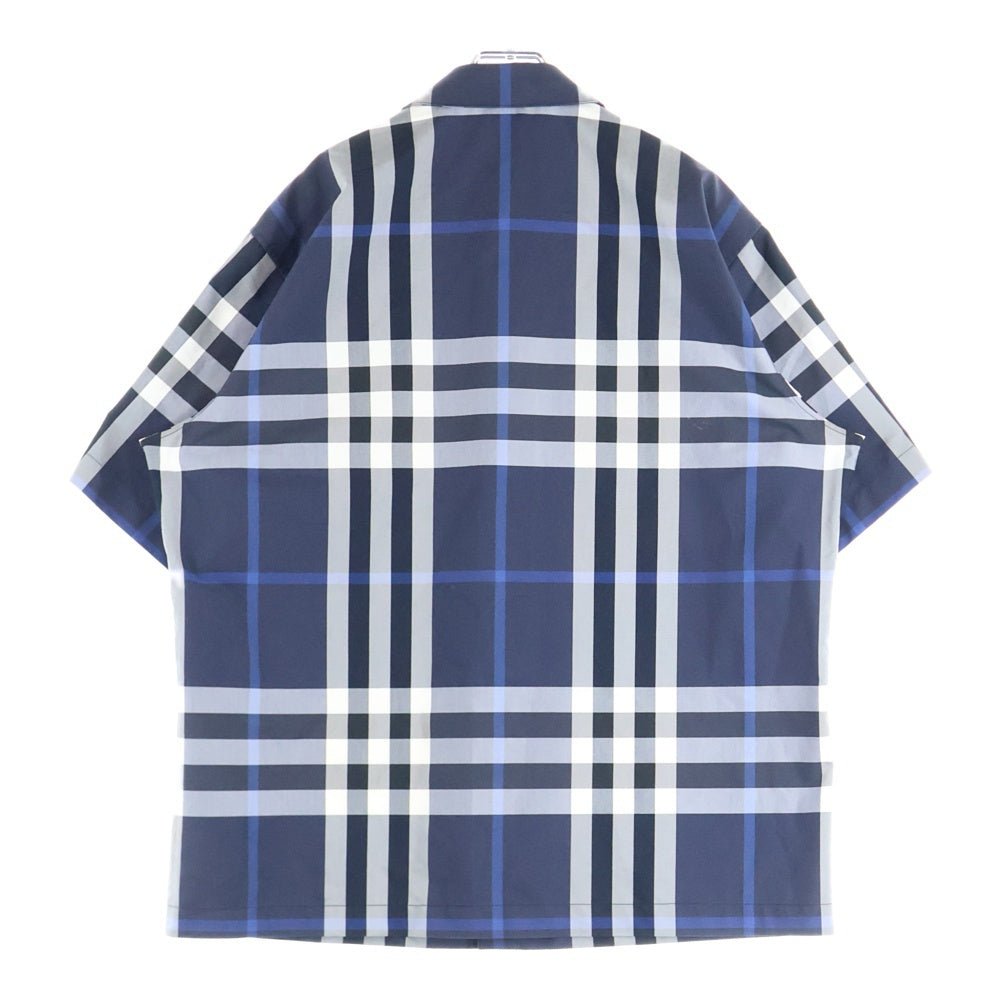 BURBERRY(バーバリー) ノバチェック総柄 レギュラーカラー 半袖シャツ