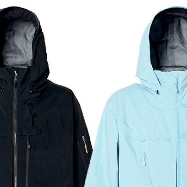 ハイパフォーマンスでも街に映える、AK457の雪山向きシェルジャケット