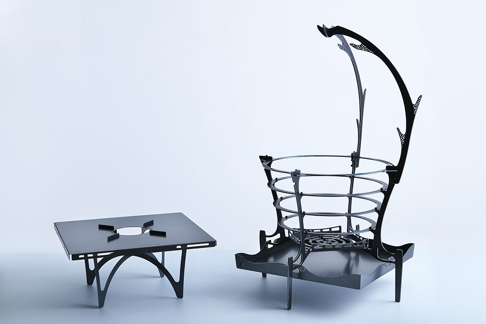 トリパスプロダクツの焚き火台が大型化！ 加工技術の限界に挑戦した