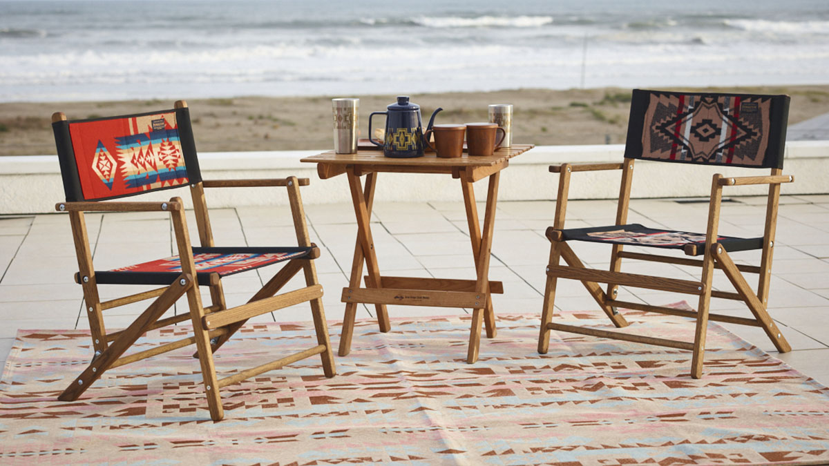 ペンドルトンの新作フォールディングチェアに注目。ホワイトオーク採用