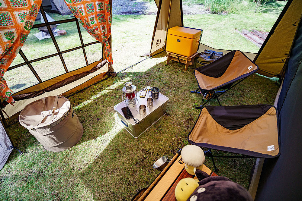 ロッジ型テント×カーサイドタープ。ogawaの魅力を凝縮した新作テントに