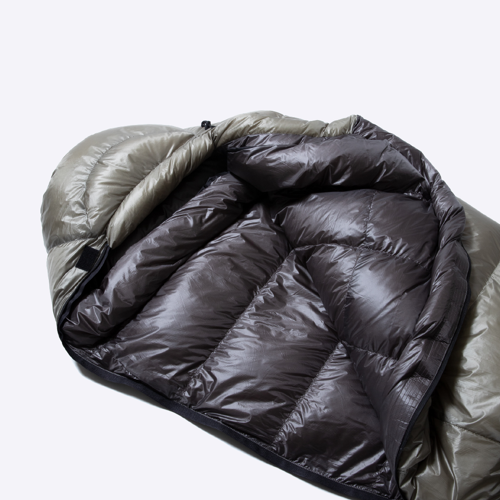 ナイスタイムがナンガに別注したダウンシュラフは、厳冬期も安心な