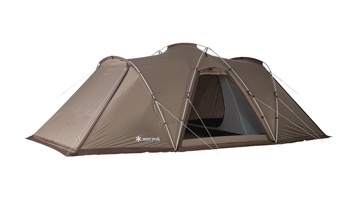 スノーピークから新型 2ルームシェルター登場！ ランドネストドームの