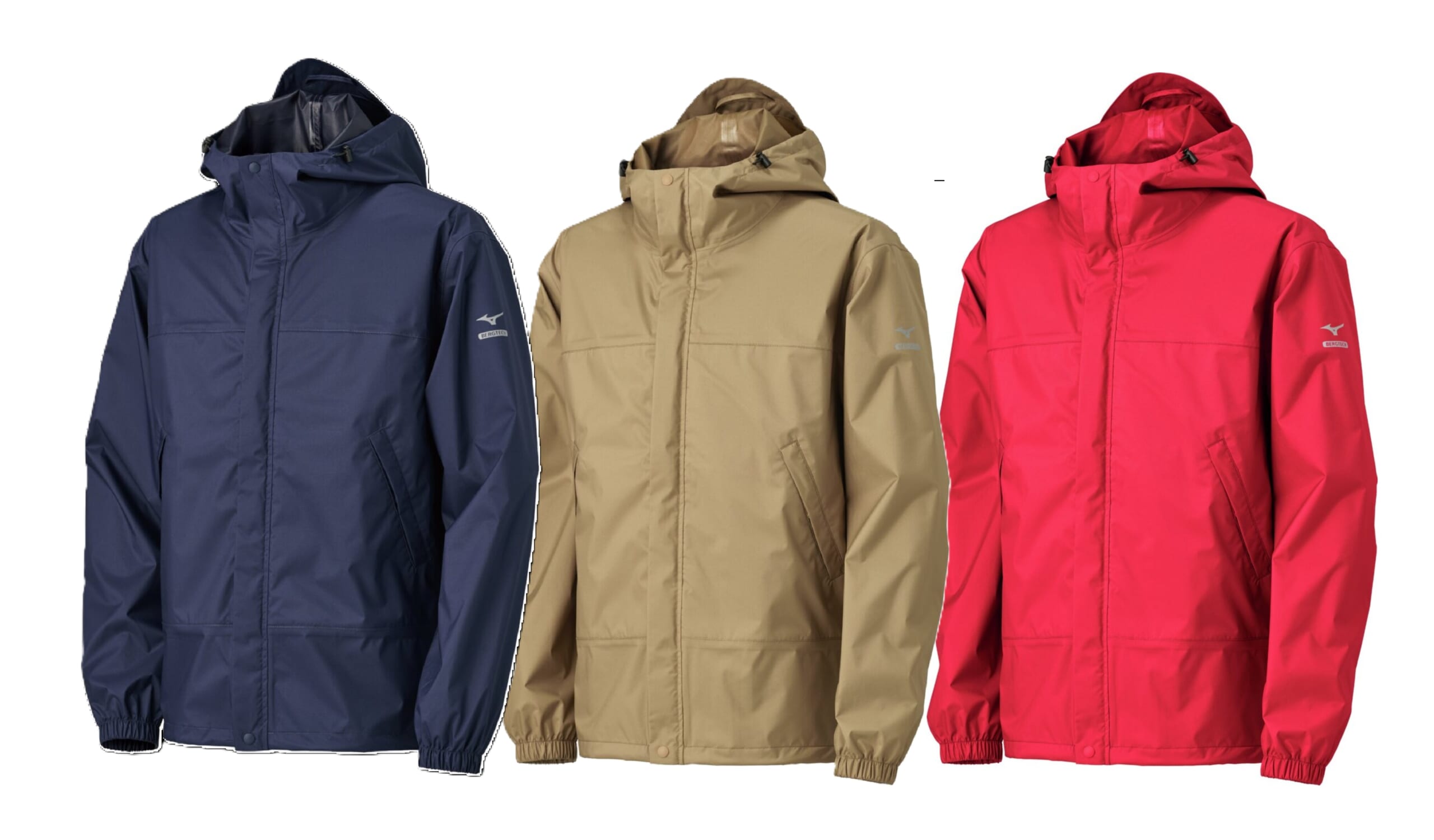 ミズノのレインジャケットはコスパ最強！ 防水透湿素材“ベルグテック