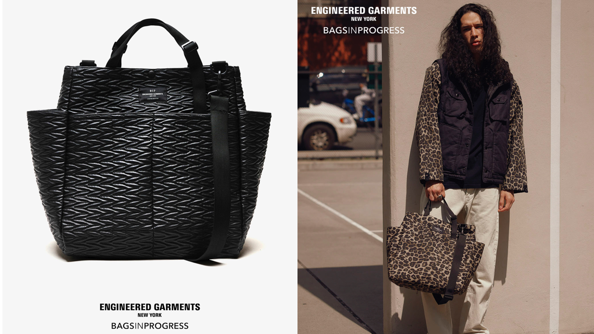 バッグスインプログレス × エンジニアド ガーメンツの初コラボ。個性的