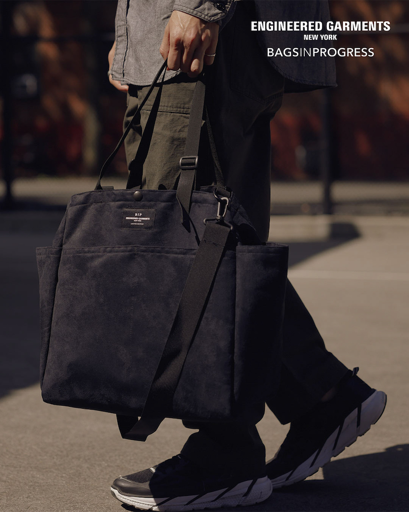 バッグスインプログレス × エンジニアド ガーメンツの初コラボ。個性的