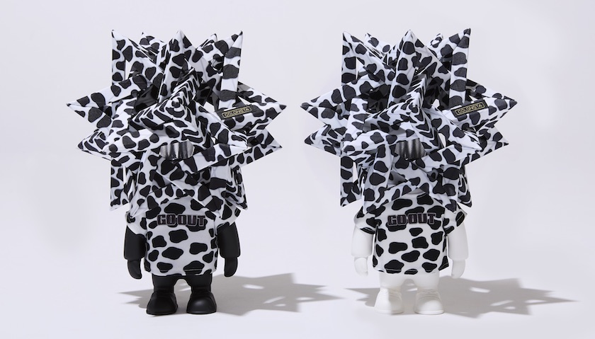 人気のCONPE10をセットできるソフビ「COLOくん」登場！ 牛柄のウエアを