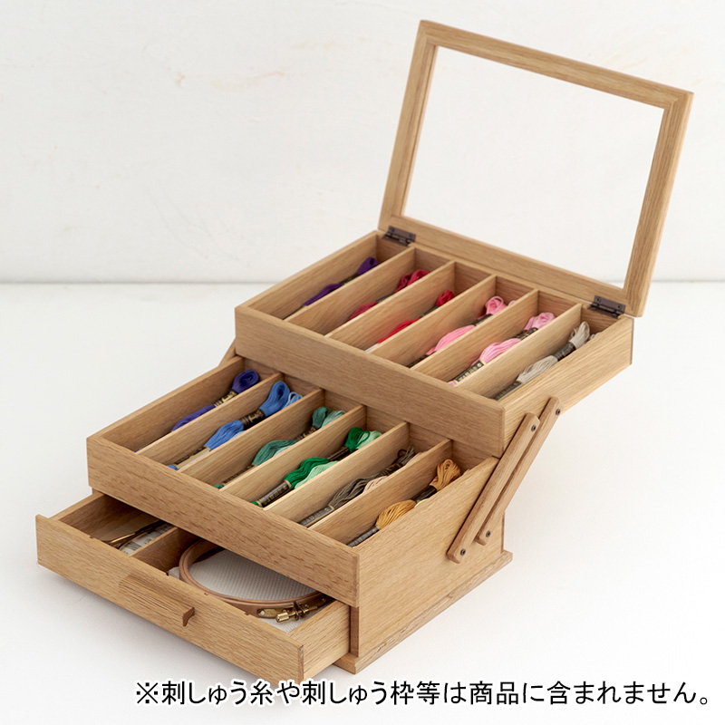 ホビーラホビーレ＞スライド式刺しゅう糸ボックス｜天満屋ネット