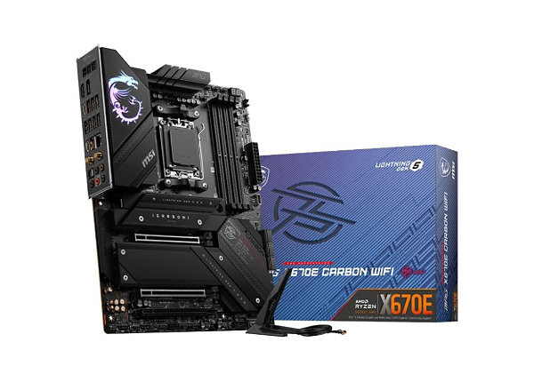 MSI MPG X670E CARBON WIFI Gaming Desktop Motherboard - AMD X670