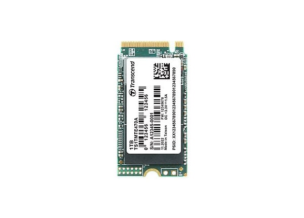 Transcend 1TB M.2 2242 PCIe4 NVMe Solid State Drive - TS1TMTE470A