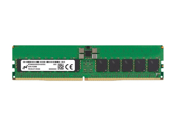 Micron 32GB DDR5 4800MHz RDIMM 2Rx8 CL40 Server Memory