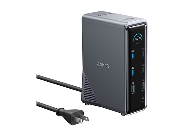 Anker Prime Charging Docking Station (14-in-1, Dual Display, 160W
