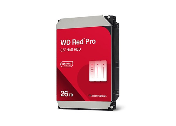 Western Digital Red Pro 26TB NAS Hard Drive – 3.5