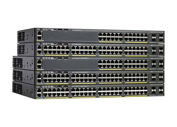 Cisco Catalyst 2960X-48FPS-L - switch - 48 ports - managed - rack
