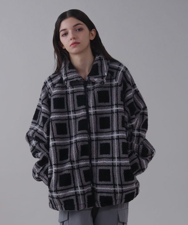 ボアチェックブルゾン｜WEGO（ウィゴー） – WEGO ONLINE STORE