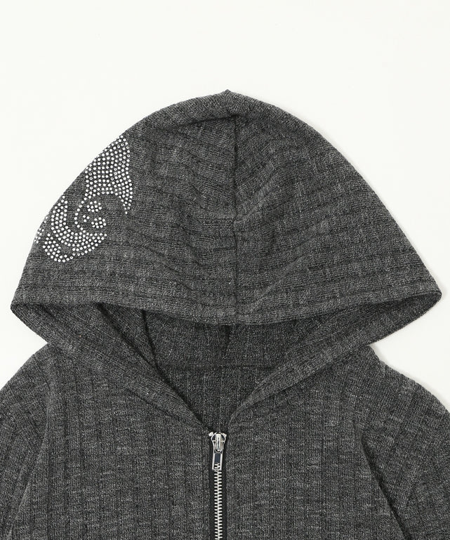フードラインストーンジップパーカー｜WEGO（ウィゴー） – WEGO ONLINE