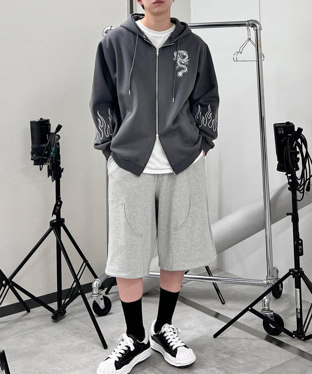 ドラゴン刺繍ビッグパーカー – WEGO ONLINE STORE