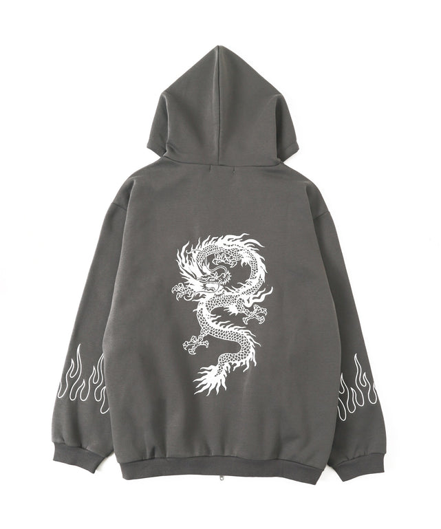 ドラゴン刺繍ビッグパーカー – WEGO ONLINE STORE