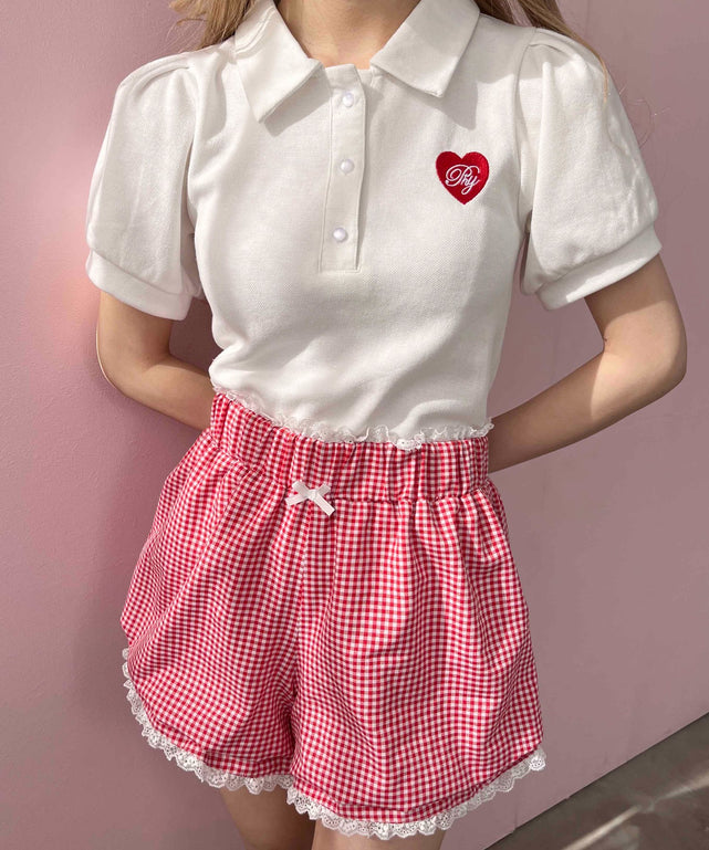 ハートワンポイントポロシャツ – WEGO ONLINE STORE