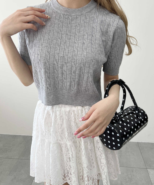 ケーブル半袖ニット – WEGO ONLINE STORE