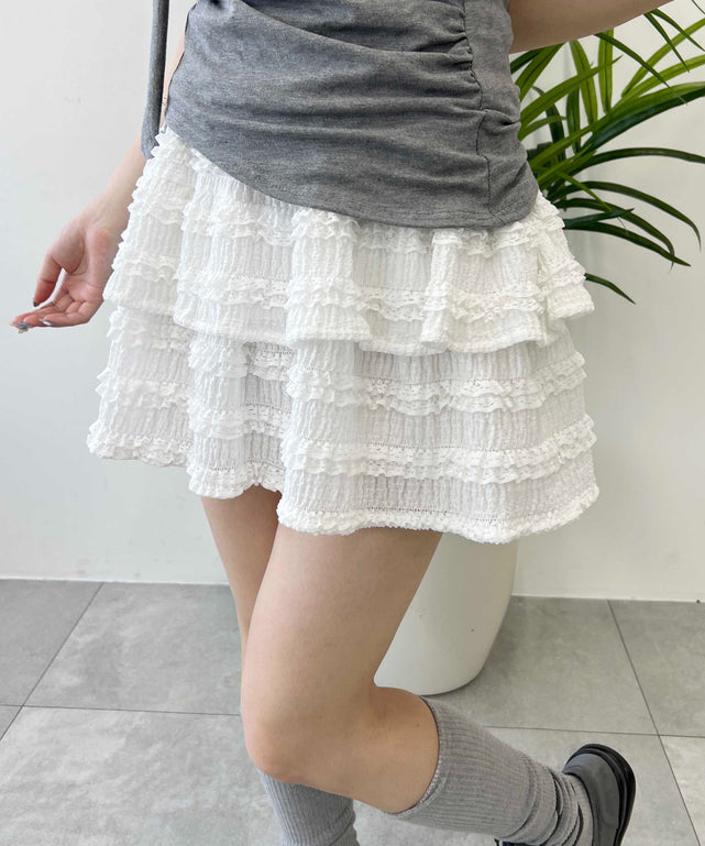 フリルティアードミニスカート – WEGO ONLINE STORE