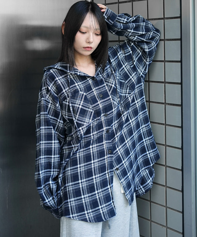 チェックフードBIGネルシャツ｜WEGO（ウィゴー） – WEGO ONLINE STORE