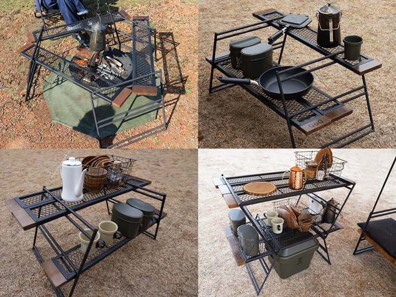 DOD - TEQUILA TABLE TB4-746-BK-Quality Foreign Outdoor and Camping