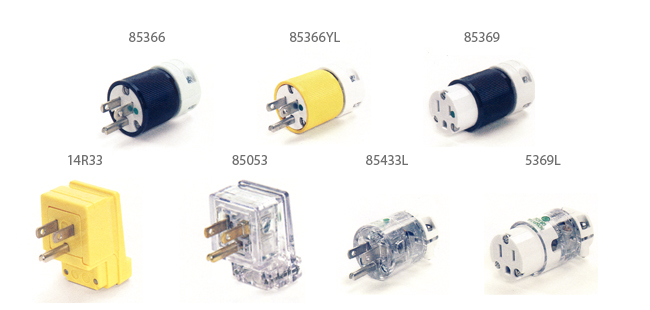 Woodhead Sales | 20 Amp SAFEWAY® Connectors - 125V - 2 Pole, 3