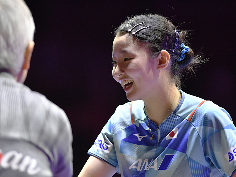 卓球】逆転勝利の張本美和「『やれるところまでやる』という、絶対に