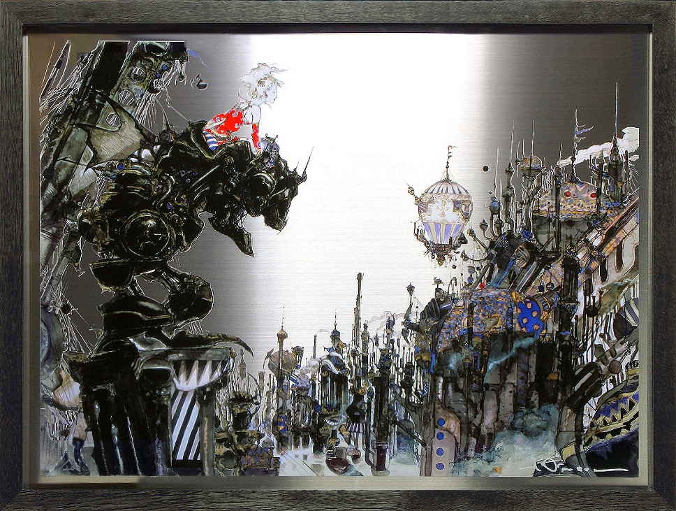 版画】 天野喜孝のメタルパネル版画「街 DX」を買い取りしました