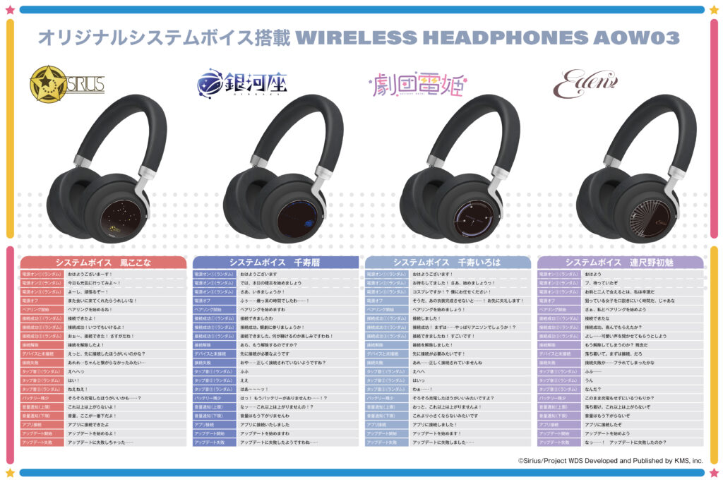 ワールドダイスター「新規録り下ろしボイス搭載 オーバーイヤー