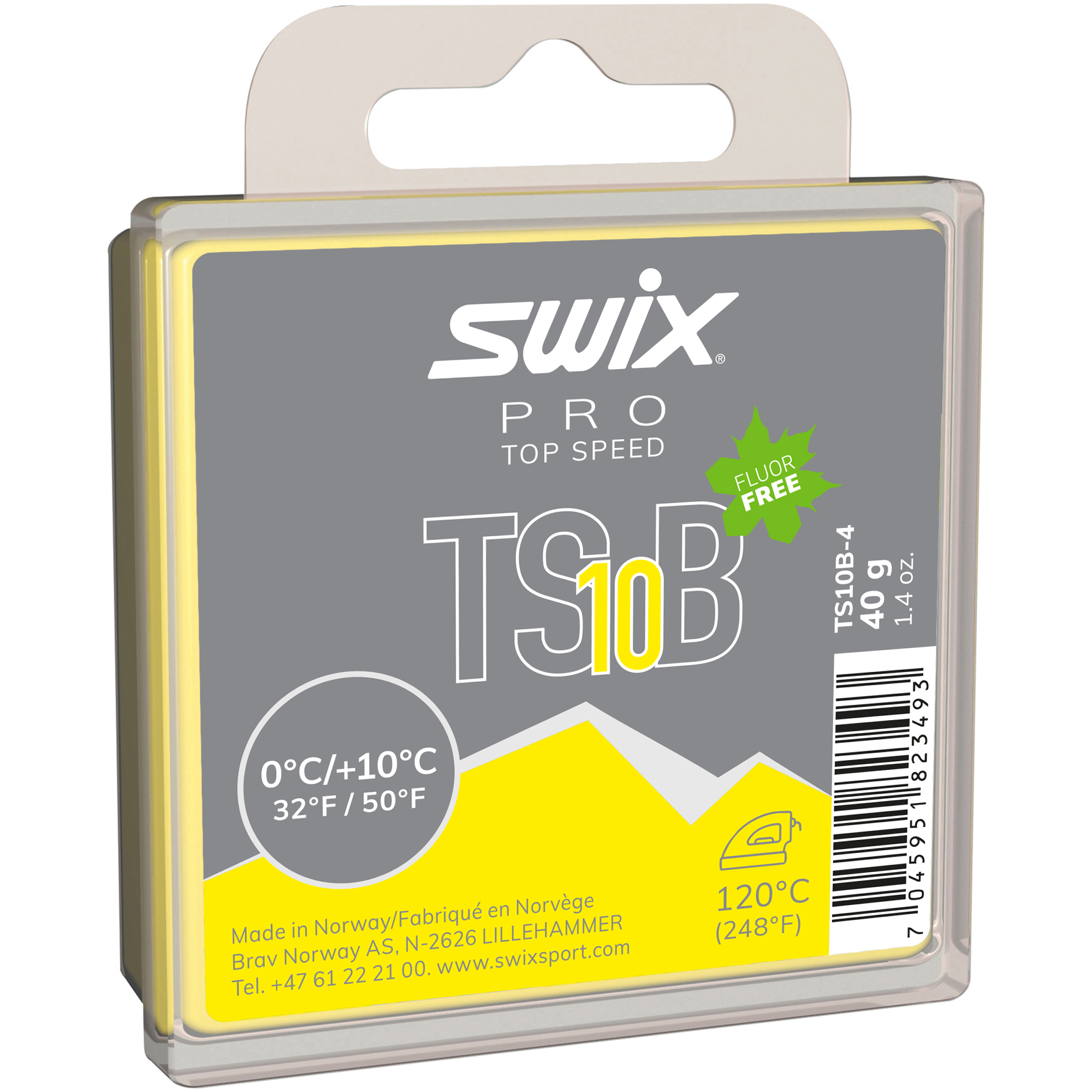 Swix PRO TS BLACK Wax 5,6,7,8,10 - 40g bar - World Cup Ski Shop