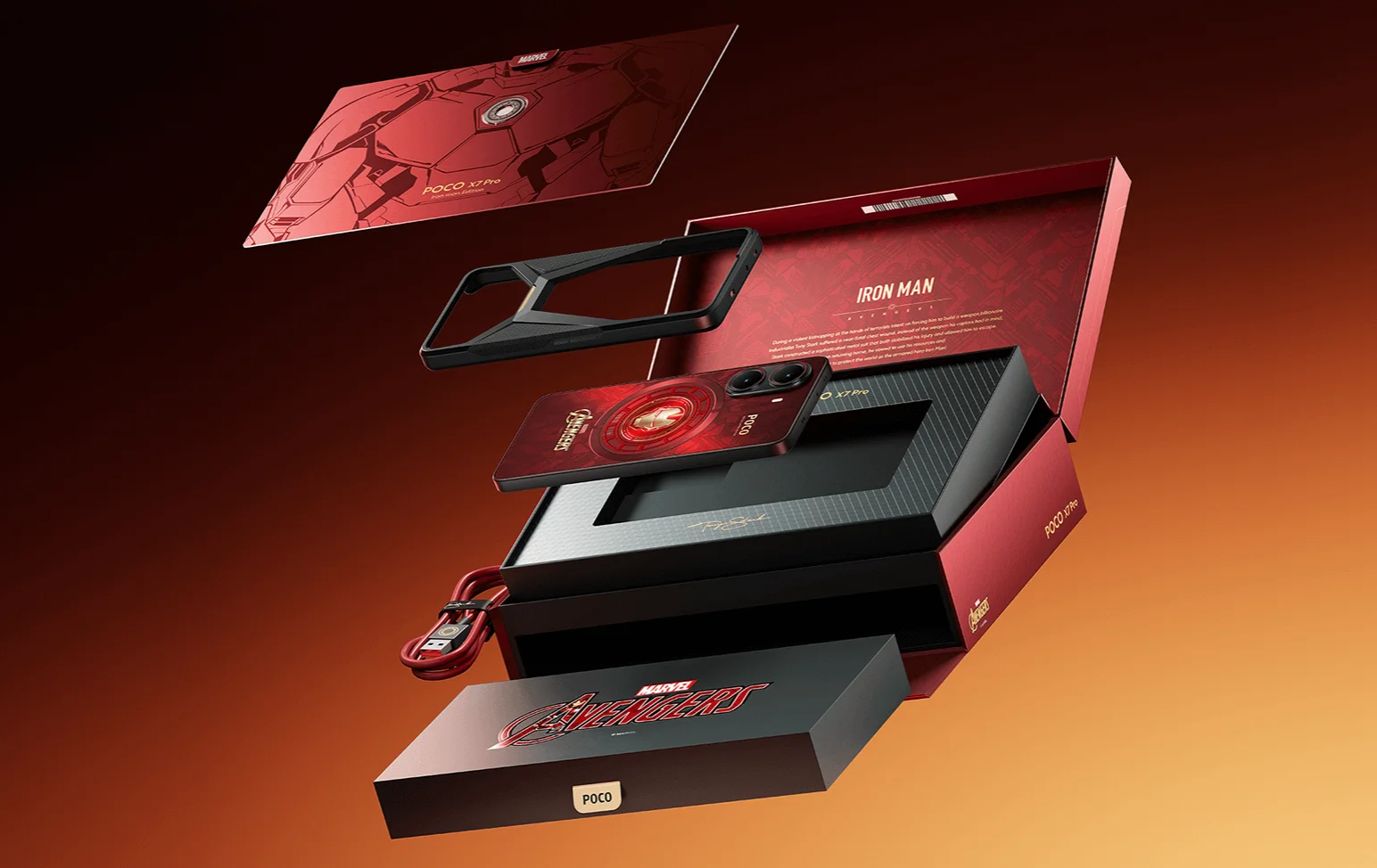 Global version POCO X7 Pro-Iron Man Edition