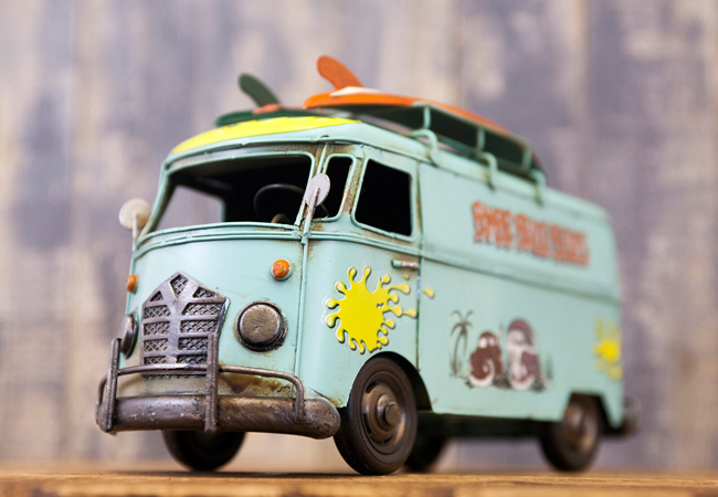 フォルクスワーゲンタイプ SURF バス 自動車 ブリキのおもちゃ