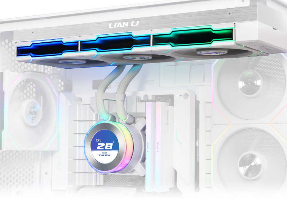 LIAN LI HydroShift II LCD-C 360CL Black｜WEST