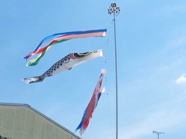 絡み防止ベアリング付鯉幟用パワーポールが安い ～広島市の人形問屋十