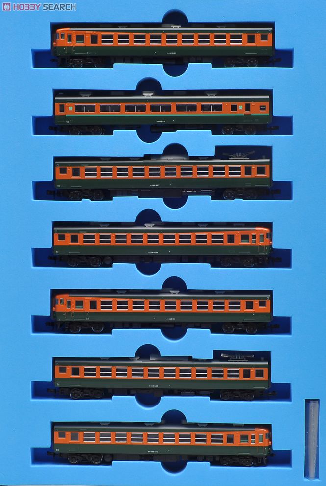 国鉄165系湘南色 新製冷房車 急行「内房」 (7両セット) (鉄道模型