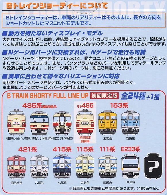 Bトレインショーティー 新パート1(初回限定版) 24個セット (鉄道模型
