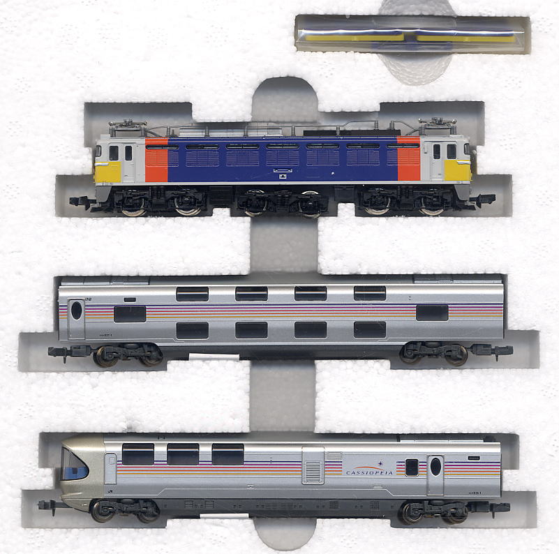 JR EF81＋E26系 (寝台特急カシオペア) (基本・3両セット) (鉄道模型