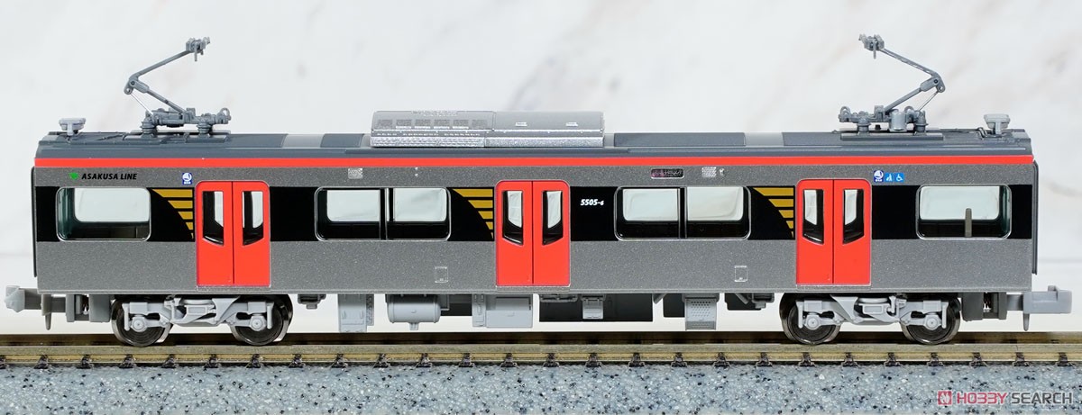 都営5500形 浅草線 アンテナ付8両セット (8両セット) (鉄道模型