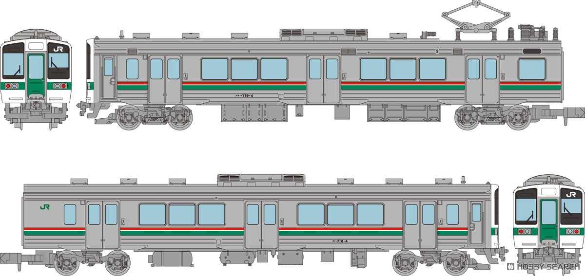 鉄道コレクション JR719系0番台 (東北本線) 2両セットA (2両セット