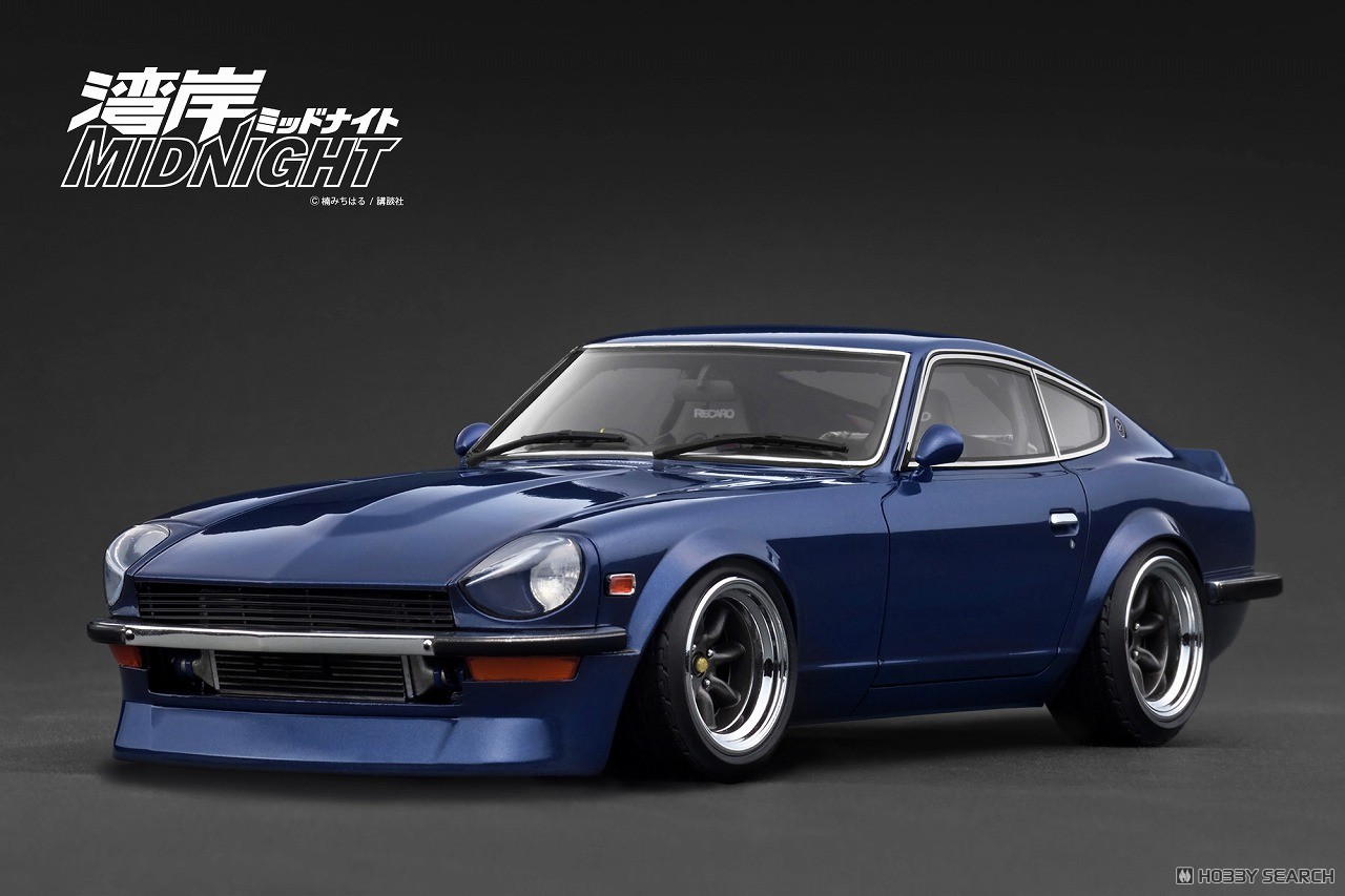 NISSAN Fairlady Z (S30) Blue 湾岸MIDNIGHT Devil`s Z (ミニカー
