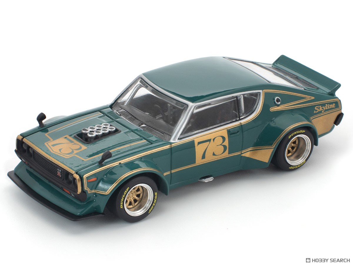 KPGC110 ケンメリレーシング #73 グリーン/ゴールド (ミニカー
