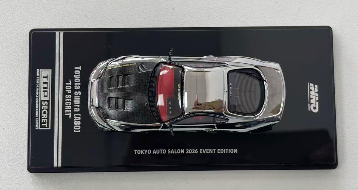 Toyota Supra A80 TOPSECRET Tokyo Auto Salon 2026 (ミニカー