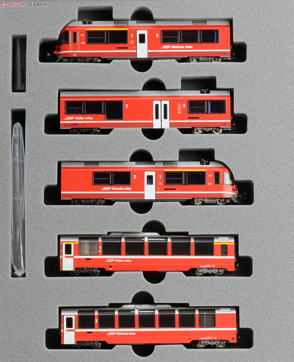 Rhatische Bahn `Bernina Express` (Basic 5-Car Set) (Model Train