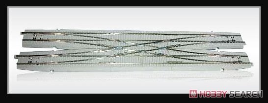 16番(HO) ニューシステム線路 ダブルクロスポイント (複線両渡り) 電動