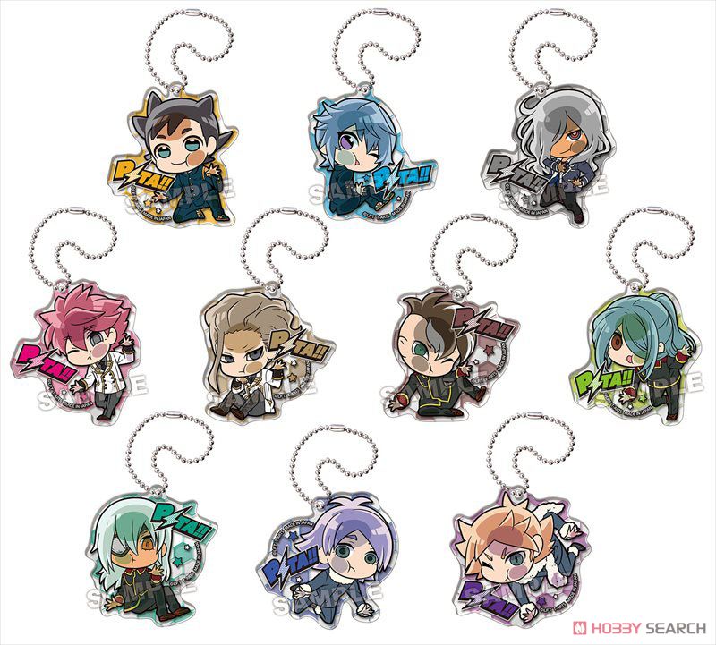 ぴた！でふぉめ イナズマイレブン 制服 アクリルキーホルダー (10個