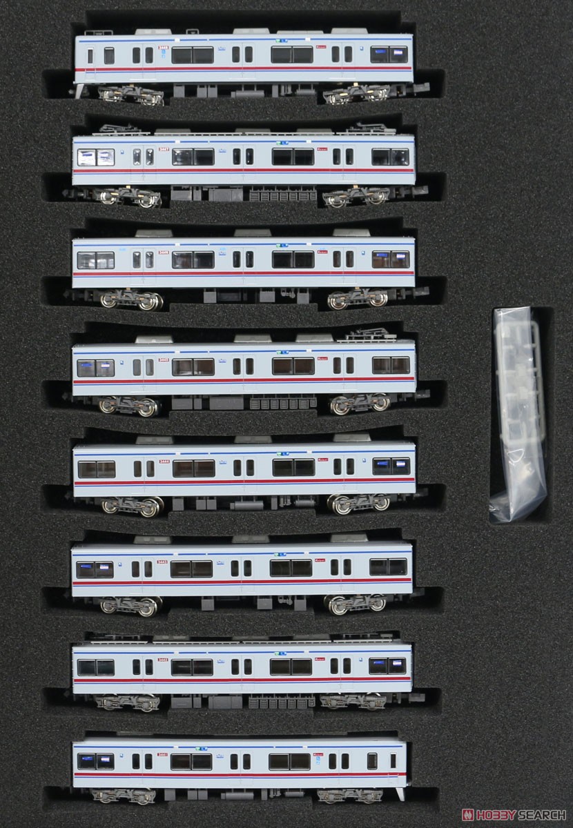 京成 3400形 (3448編成) 8両編成セット (動力付き) (8両セット) (塗装