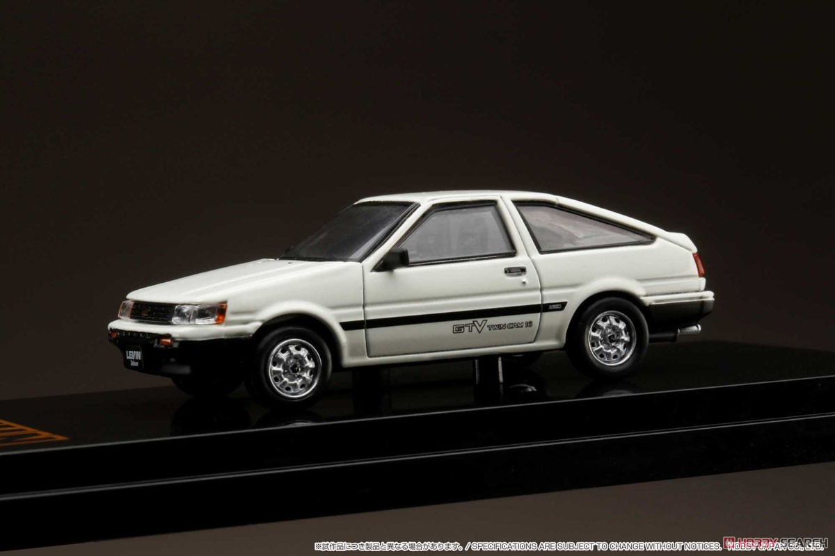 トヨタ カローラ レビン AE86 3ドア GTV ホワイト (ミニカー) - ホビー