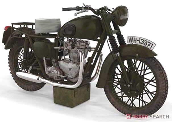 トライアンフ TR6 トロフィー (風化塗装) 映画「大脱走」劇中車